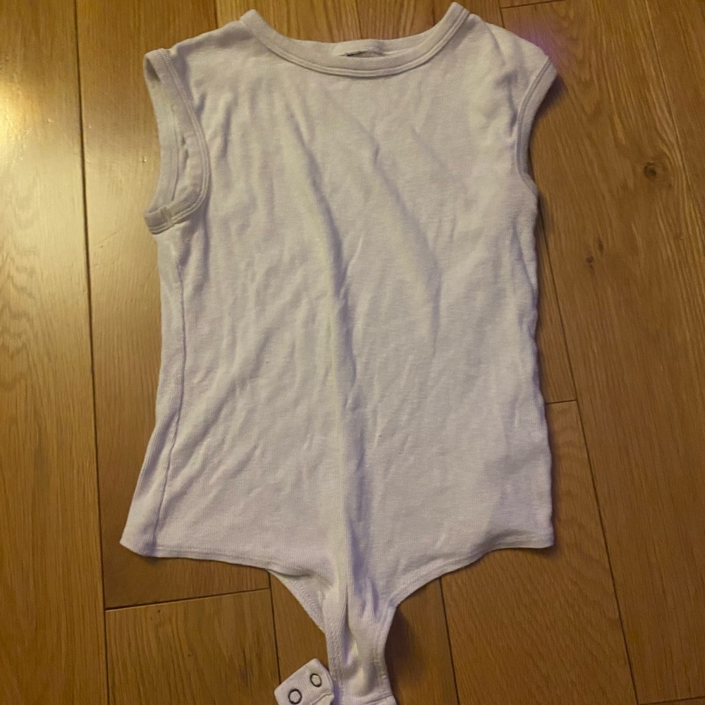 White Sleeveless Body Suit